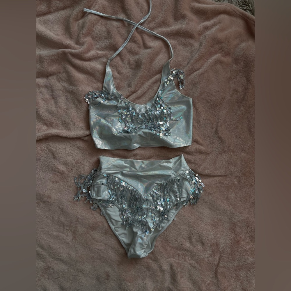 Little Black Diamond iridescent set